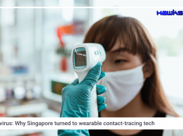 Singapore turned to wearable contract-tracing tech