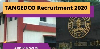 TANGEDCO Recruitment