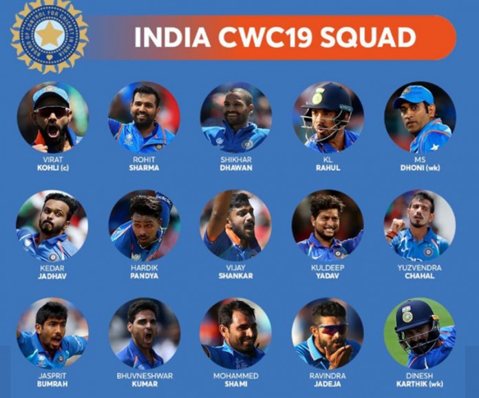 World Cup 2019 Team India