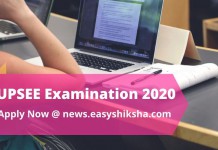 UPSEE Exam 2020