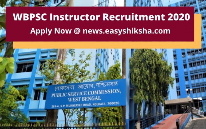 WBPSC Instructor Recruitment