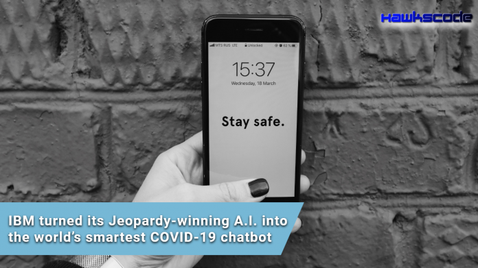 IBM turned its Jeopardy AI into COVID19 chatbot.