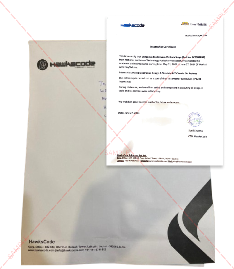 Sample Certificate 6