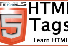 tags used in html